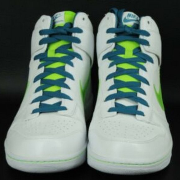 Nike Dunk High Premium Mens Shoes White Electric - Picture 5 of 13